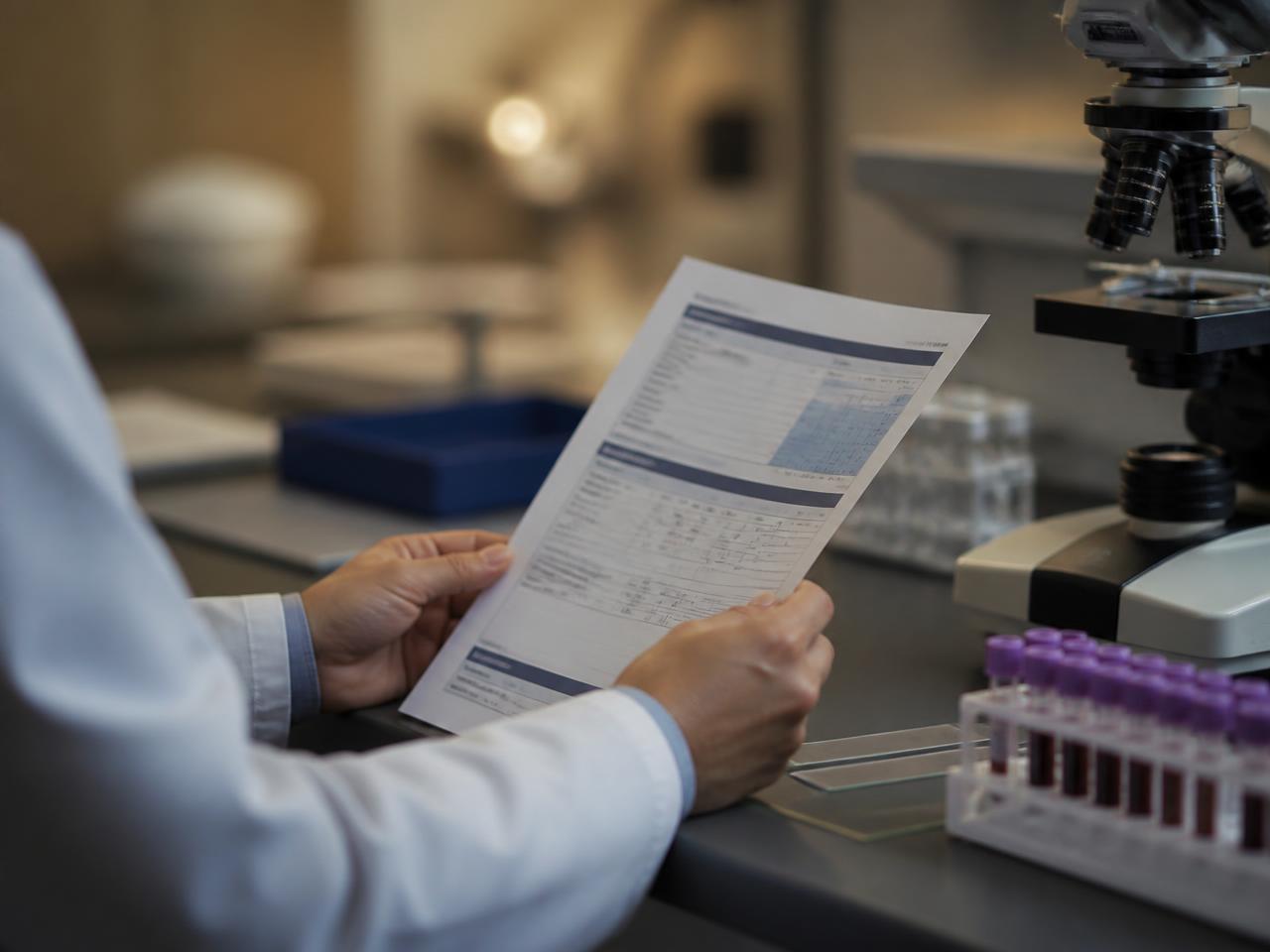 Analiza wyników badań genetycznych w laboratorium